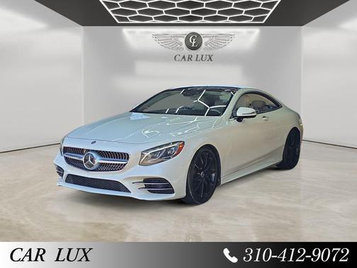 White 2019 Mercedes-Benz S-Class 4MATIC