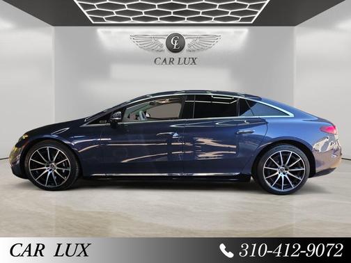 Blue 2022 Mercedes-Benz EQS 450+ 4MATIC