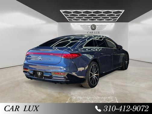 Blue 2022 Mercedes-Benz EQS 450+ 4MATIC