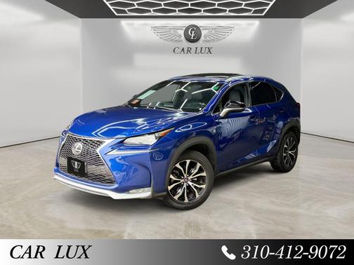 Ultrasonic Blue Mica 2.0 2017 Lexus NX 200t F Sport
