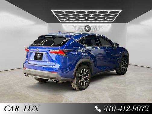 Ultrasonic Blue Mica 2.0 2017 Lexus NX 200t F Sport