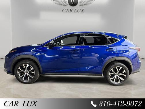 Ultrasonic Blue Mica 2.0 2017 Lexus NX 200t F Sport