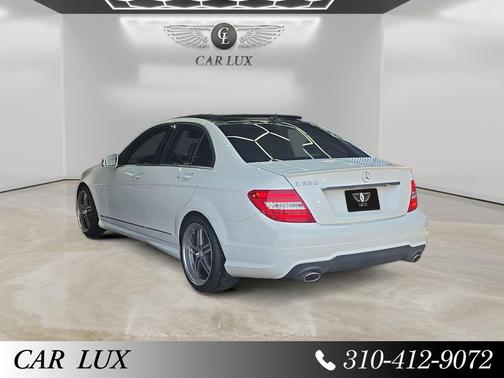 White 2014 Mercedes-Benz C-Class C 350 Sport