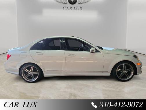 White 2014 Mercedes-Benz C-Class C 350 Sport