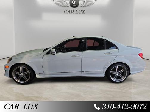 White 2014 Mercedes-Benz C-Class C 350 Sport