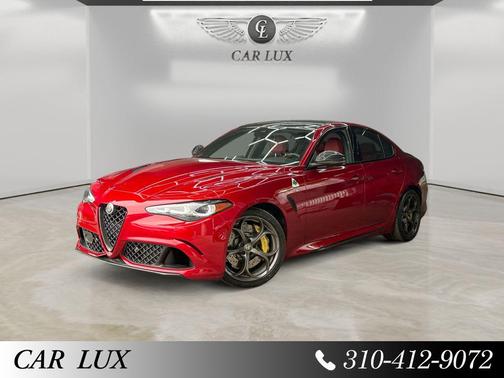 Rosso Etna 2024 Alfa Romeo Giulia Quadrifoglio