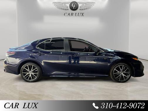 Blue 2021 Toyota Camry SE