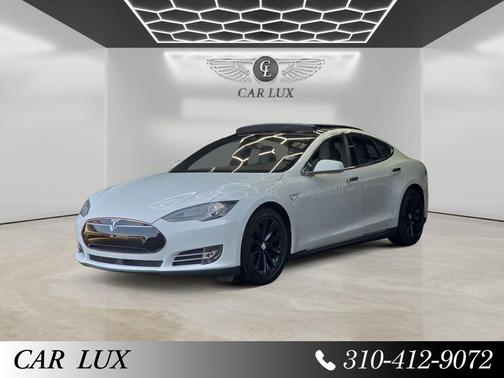White 2016 Tesla Model S 90D