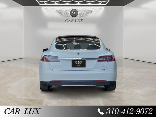 White 2016 Tesla Model S 90D