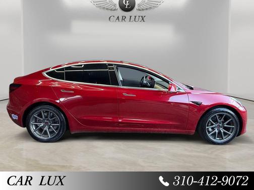 Red Multi-Coat 2018 Tesla Model 3 Long Range