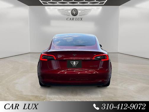 Red Multi-Coat 2018 Tesla Model 3 Long Range