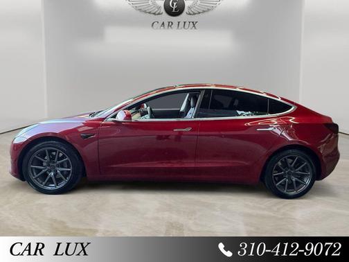 Red Multi-Coat 2018 Tesla Model 3 Long Range