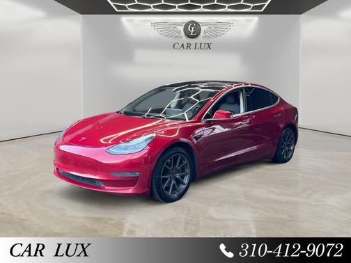 Red Multi-Coat 2018 Tesla Model 3 Long Range