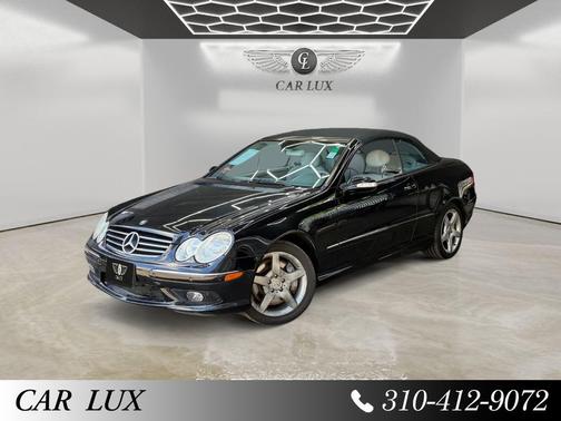 Black 2005 Mercedes-Benz CLK-Class 500 Cabriolet