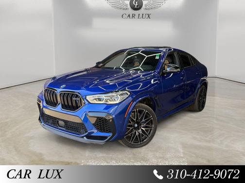 Marina Bay Blue Metallic 2021 BMW X6 M Base