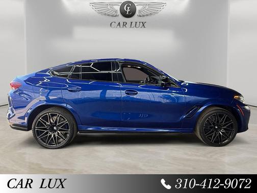 Marina Bay Blue Metallic 2021 BMW X6 M Base