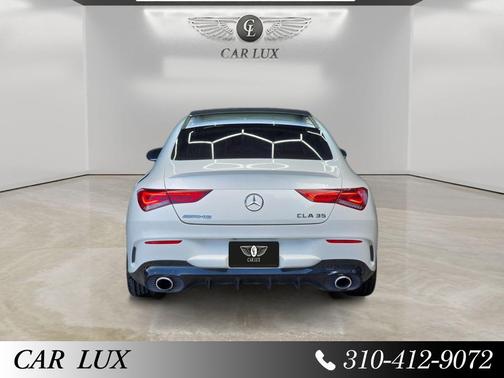 White 2021 Mercedes-Benz AMG CLA 35 4MATIC
