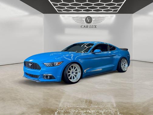 Grabber Blue 2017 Ford Mustang EcoBoost
