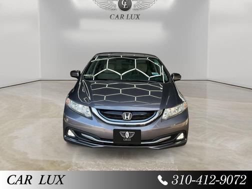 Modern Steel Metallic 2015 Honda Civic Hybrid Base