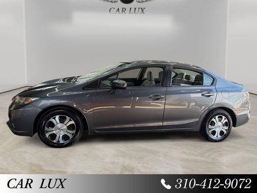 Modern Steel Metallic 2015 Honda Civic Hybrid Base