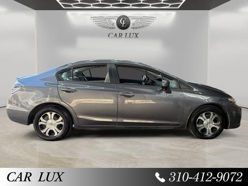 Modern Steel Metallic 2015 Honda Civic Hybrid Base