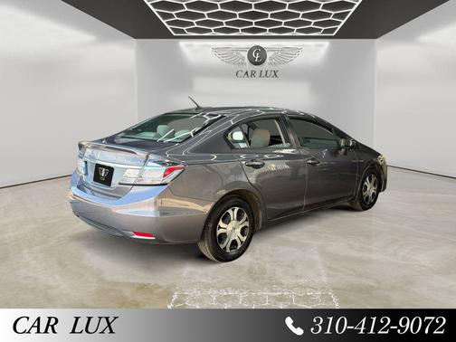 Modern Steel Metallic 2015 Honda Civic Hybrid Base