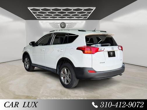 Super White 2015 Toyota RAV4 XLE