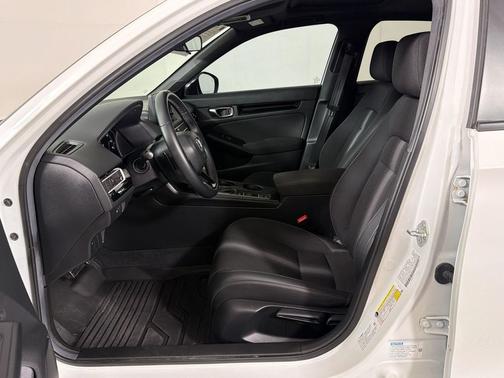 Platinum White Pearl 2025 Honda Civic Hybrid Sport