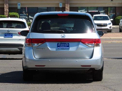 Alabaster Silver Metallic 2015 Honda Odyssey Touring Elite