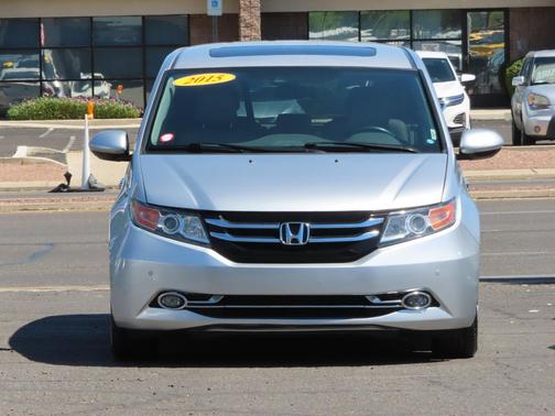 Alabaster Silver Metallic 2015 Honda Odyssey Touring Elite
