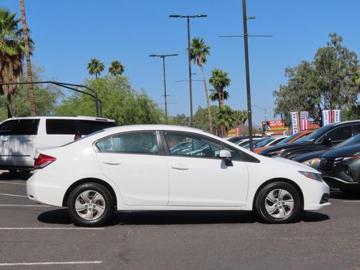 Taffeta White 2014 Honda Civic LX