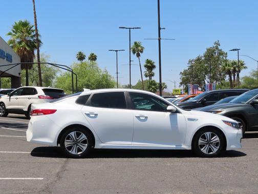 Snow White Pearl 2017 Kia Optima Hybrid EX