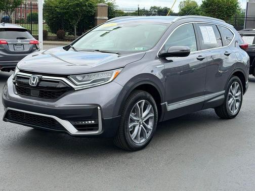 Modern Steel Metallic 2021 Honda CR-V Hybrid Touring