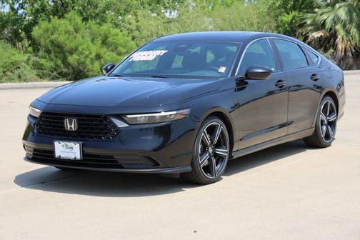 Black 2024 Honda Accord Hybrid Sport
