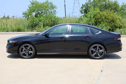 Black 2024 Honda Accord Hybrid Sport
