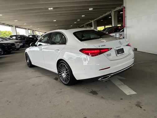 White 2025 Mercedes-Benz C-Class C 300