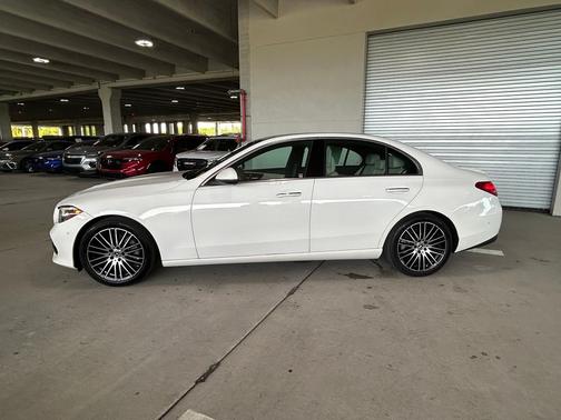White 2025 Mercedes-Benz C-Class C 300