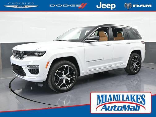Bright White Clearcoat 2025 Jeep Grand Cherokee Summit