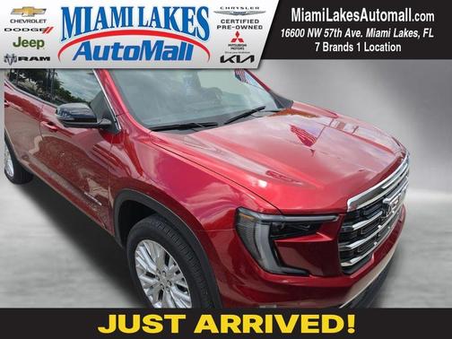 Volcanic Red 2024 GMC Acadia Elevation