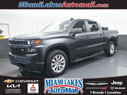 Shadow Gray Metallic 2021 Chevrolet Silverado 1500 Custom