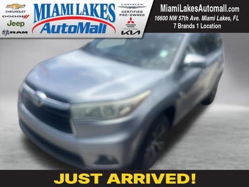 Silver Sky Metallic 2016 Toyota Highlander XLE