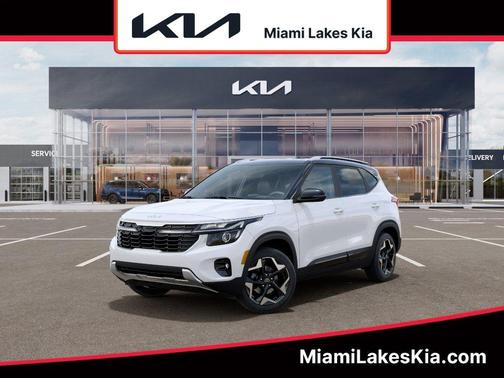 Clear White / Black Roof 2026 Kia Seltos S