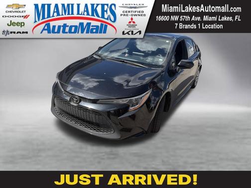 Black Sand Pearl 2022 Toyota Corolla LE