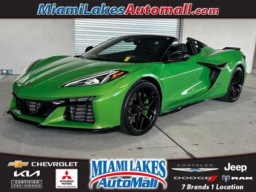 Roswell Green Metallic 2026 Chevrolet Corvette Z06