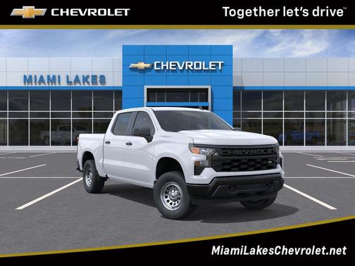 Summit White 2026 Chevrolet Silverado 1500 WT