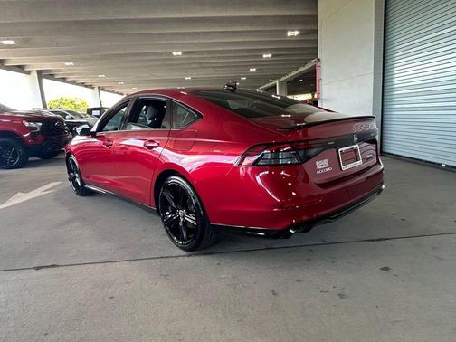 Radiant Red Metallic 2024 Honda Accord Hybrid Sport-L