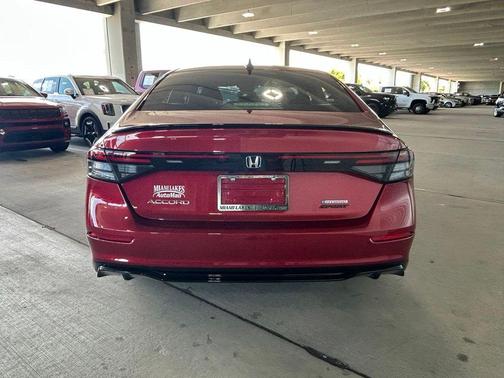 Radiant Red Metallic 2024 Honda Accord Hybrid Sport-L