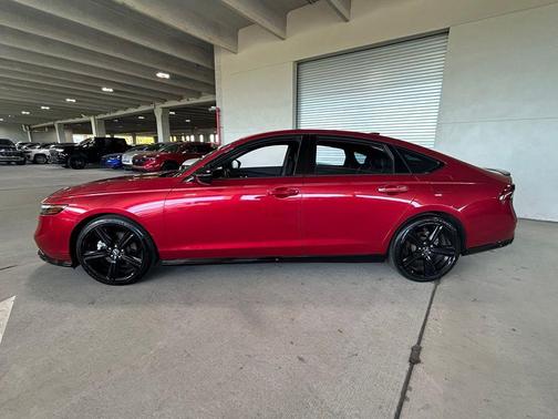 Radiant Red Metallic 2024 Honda Accord Hybrid Sport-L