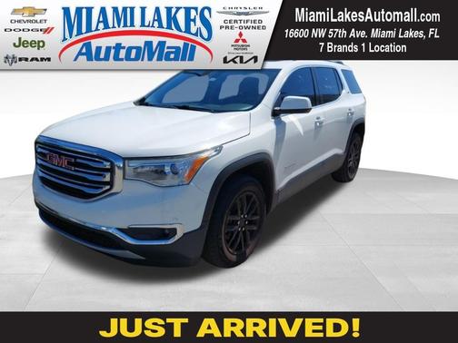 Summit White 2019 GMC Acadia SLT-1