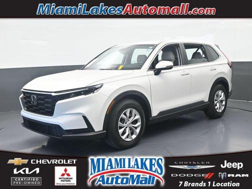 Platinum White 2024 Honda CR-V LX